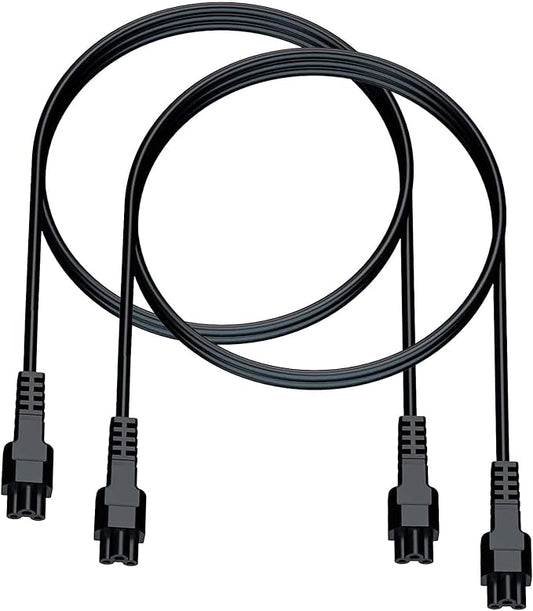 LAMPAOUS 2X 40 Extension Cord Jumper Cord FixtureSmart Hardwired Smart Under Cabinet Lights (40" Extension Cord)