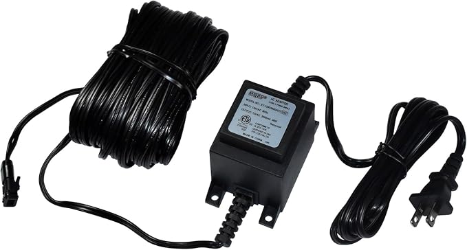 HQRP 50 Ft Power Cord Compatible with Mosquito Magnet MM120001 Defender, Patriot, Liberty Traps AC Adapter 120001, ETL Listed