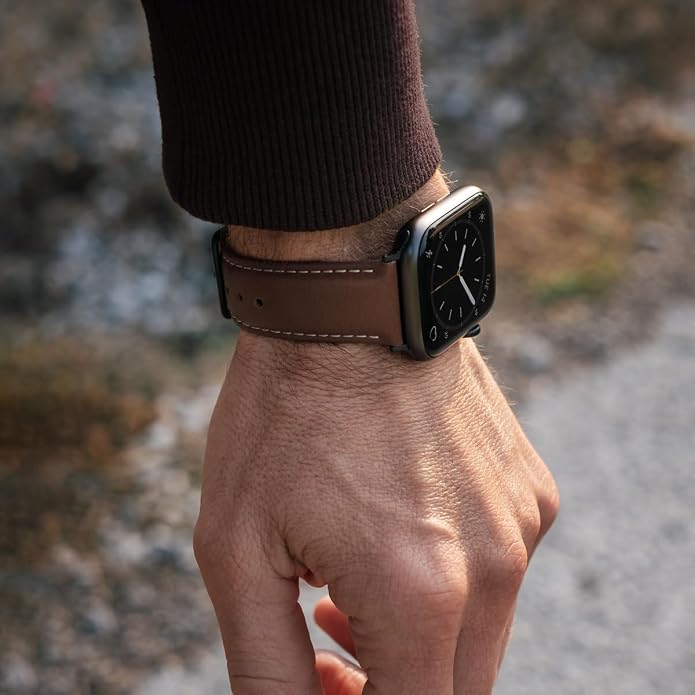 Archer Watch Straps - Top Grain Leather Watch Bands for Apple Watch