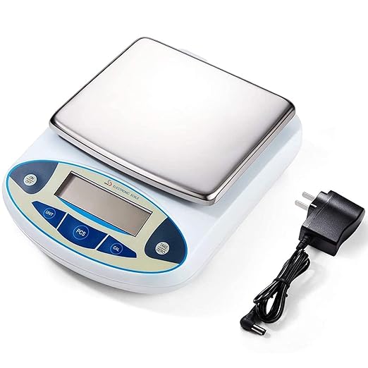 5000g x 0.01g Digital Analytical Balance, High Precision Electronic Lab Scale for Laboratory, Scientific Research, Jewelry & Coin Weighing