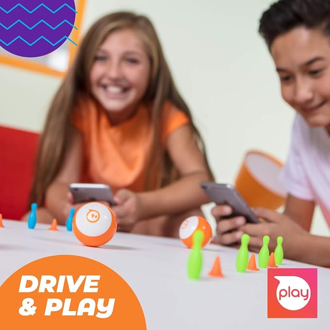 Sphero Mini (Red) - Coding Robot Ball - Educational Coding and Gaming for Kids and Teens - Bluetooth Connectivity - Interactive and Fun Learning Experience for Ages 8+ | Educational Coding and Gaming, Bluetooth Connectivity, Interactive and Fun Learnin...