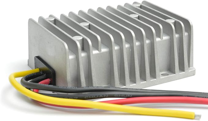 DC Converter Regulator 36V 48V Step Down to 12V 30A 360W, Waterproof Big-Size Voltage Reducer, High-Power Power Supply Module Buck Transformer, for Golf Cart, forklifts, Car