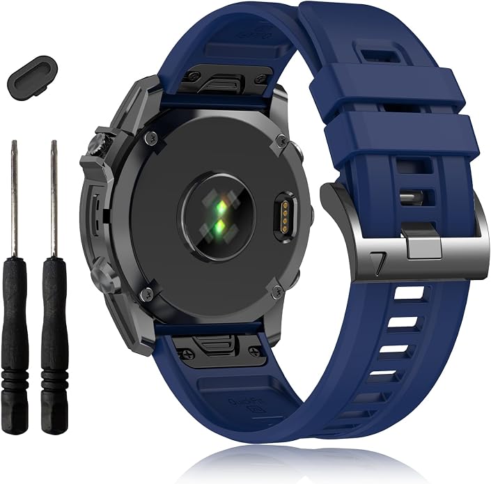 EZMVZKU 26mm Easyfit Straps for Garmin Fenix 8 AMOLED/8 Pro 51mm/7X/7XPro Sapphire Solar Watchands Replacement for Fenix 6X/6X Pro/5X/5X Plus/Enduro 3/2/Quatix 8/epix Pro/Descent Mk3i/Tactix 8 51mm