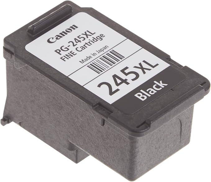 Canon PG-245 XL Genuine Black Ink Cartridge, Compatible with iP2820, MG2420/2924/2920/3020/2522/2525, MX492, TS3120/302/302a/202/202a/4520/3320 (Pack of 2)