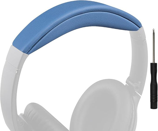 SOULWIT Headband Cover for Bose QuietComfort 45 (QC45)/QuietComfort SE (QC SE)/Quiet Comfort Wireless Headphones, Replacement Headstrap Pad Repair Part - Blue Dusk