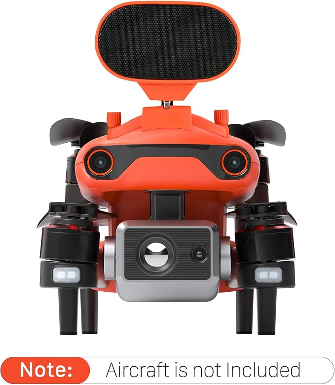 Autel Robotics Loudspeaker Module for EVO II Enterprise/RTK Series Drone, Attachable Long-Distance Loudspeaker Accessory with 120dB from 1 Meters Distance for Search & Rescue, Fire Fighting, and More
