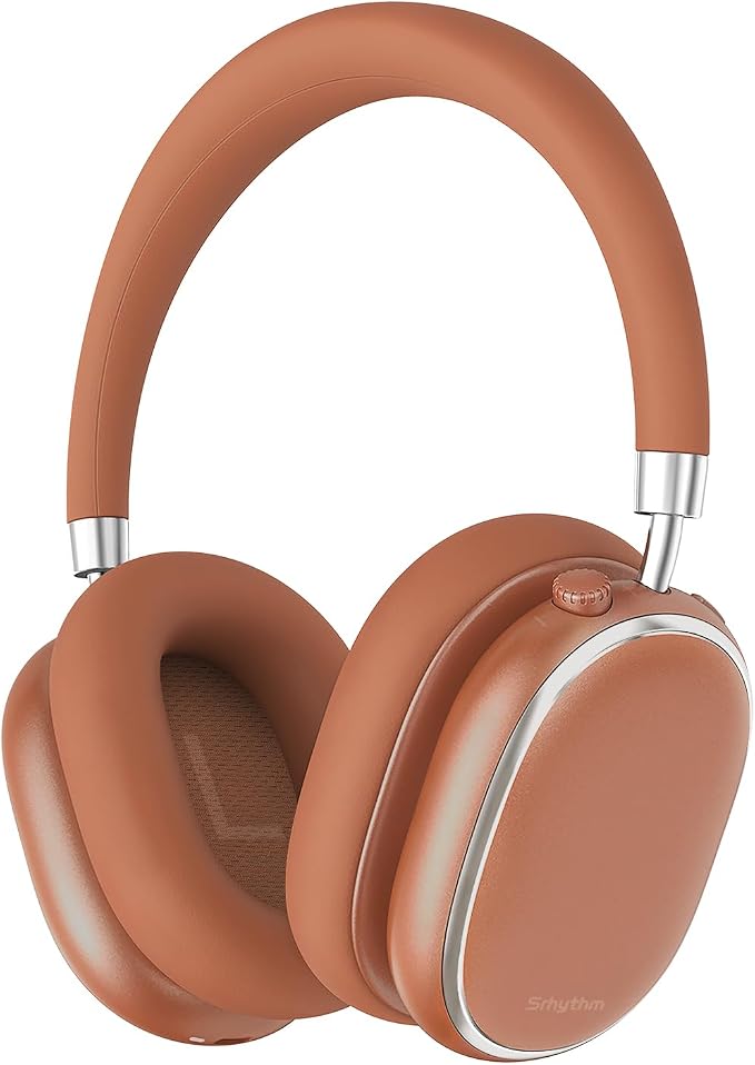 Srhythm NiceComfort 95 Adaptive Noise Cancelling Headphones Wireless | Bluetooth with Spatial Audio,Transparency,ENC,HD Sound,Low Latency for Gaming,Slim Headphones Lightweight
