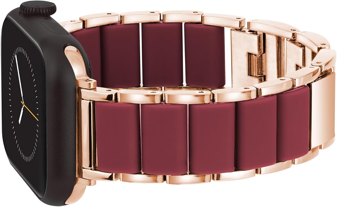 Anne Klein Silicone Adjustable Bracelet for Apple Watch