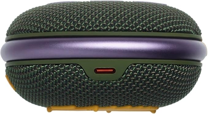 JBL Clip 4: Portable Speaker with Bluetooth, Built-in Battery, Waterproof and Dustproof Feature - Green (Renewed)