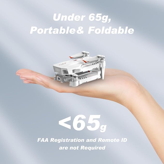 Mini Drone for Kids,Drones with Camera for Adults,Kids Drone with Gesture Control, One Key Start/Land, 3D Flips, Waypoints Fly, Headless Mode, 1080P HD FPV Foldable RC Quadcopter Toys Gifts for Boys