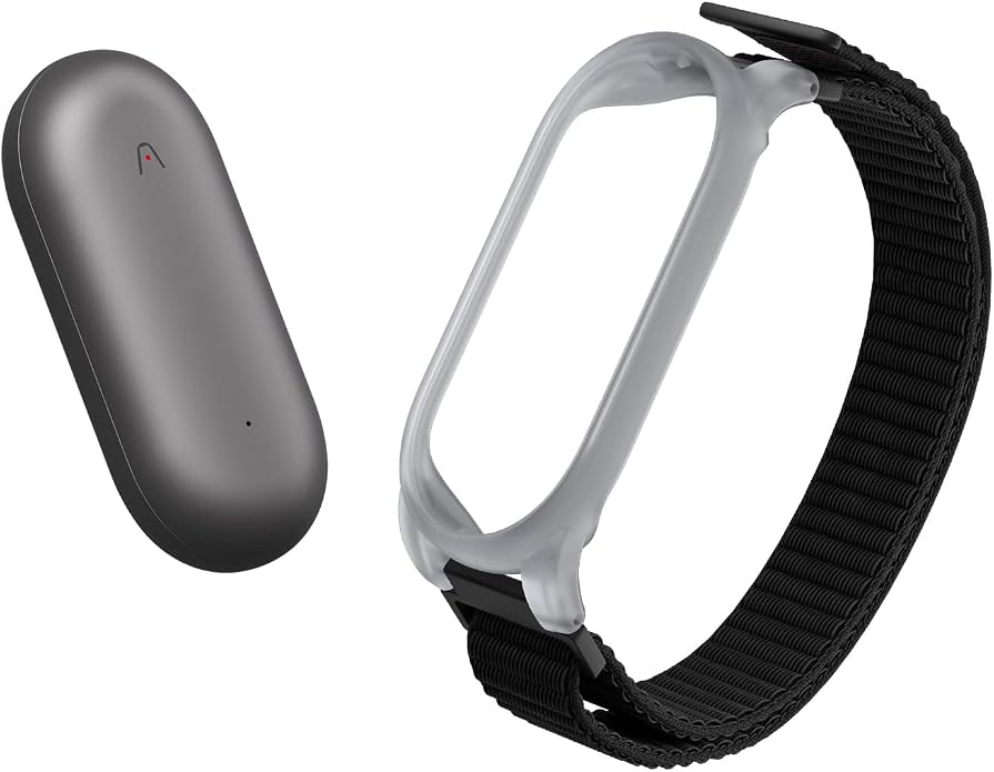 Plaud NotePin AI Voice Recorder, Voice Recorder with Adjustable Wearable Strap, Transcribe & Summarize with AI Technology, 64GB Memory