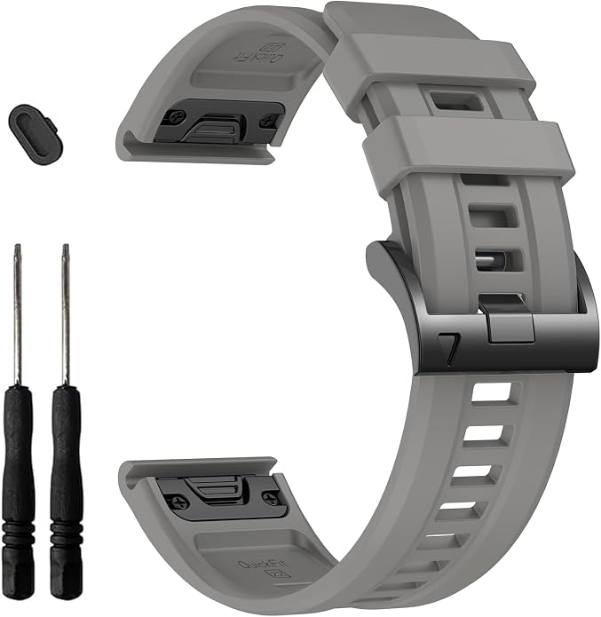 EZMVZKU 26mm Easyfit Straps for Garmin Fenix 8 AMOLED/8 Pro 51mm/7X/7XPro Sapphire Solar Watchands Replacement for Fenix 6X/6X Pro/5X/5X Plus/Enduro 3/2/Quatix 8/epix Pro/Descent Mk3i/Tactix 8 51mm