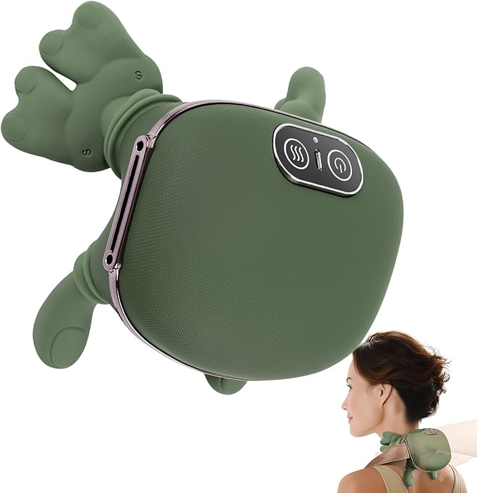 TREEFIA Shoulder and Neck Massager with Heat Heated Massager, Neck Massager with Fingers, Shoulder Massager with Hands, Simulates a Real Palm Massage for Comfort, Relax Muscle Tension