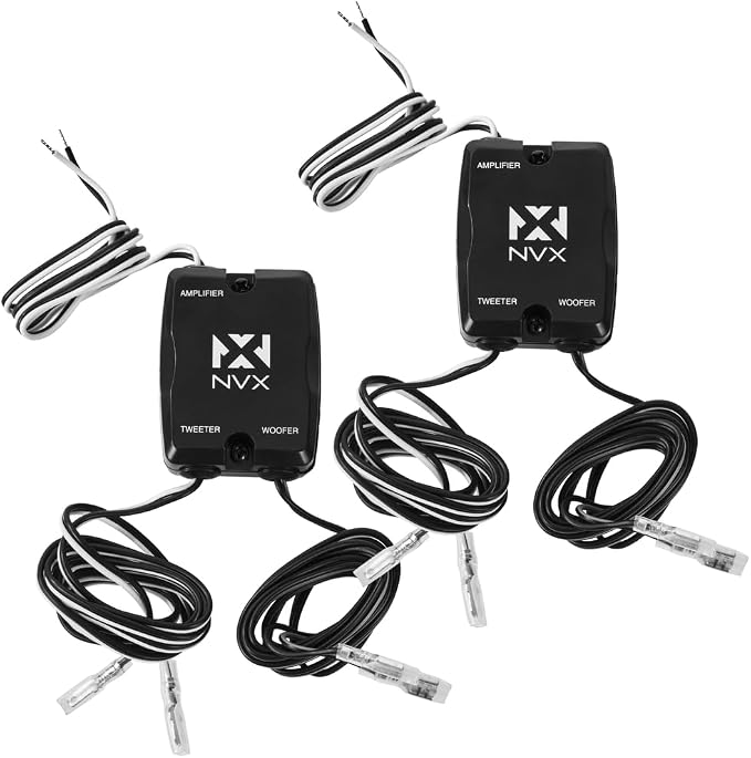NVX® NSP69KIT 6x9 Car Speakers, 920W Max, 320W RMS, 2-Way Component System w/Silk Dome Tweeters & Passive X-Overs, Easy to Install in Cars/Trucks/Doors (Pair)