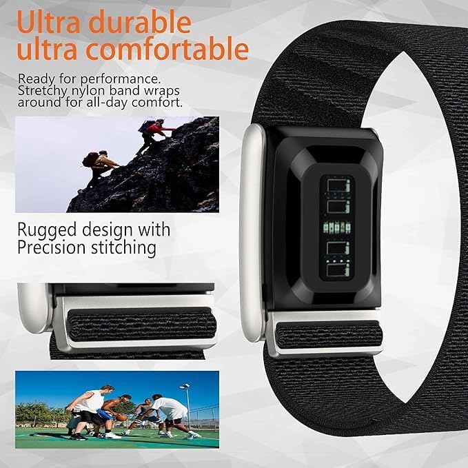 DADO Nylon Soft Band Compatible with WHOOP 5.0, One, Peak, and Life | Adjustable, Durable & Secure Fit Strap | NOT for Gen 4