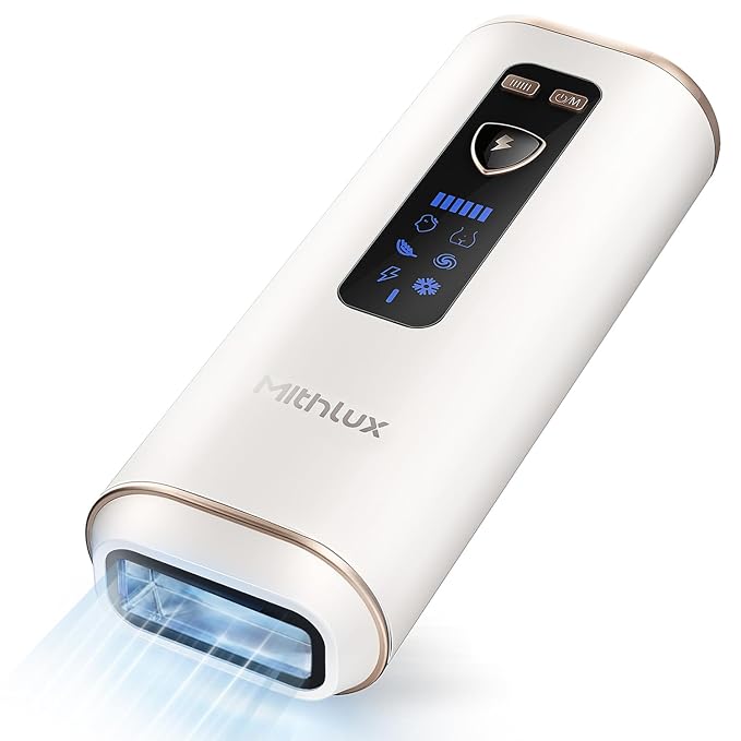 Laser Hair Removal Device for Women, IPL Hair Removal with Sapphire Cooling, At-Home Hair Remover for Face Body Bikini Underarms Legs | Gentle Cooling Comfort for Hair Removal