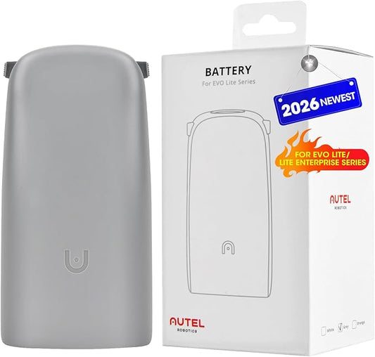 Autel Robotics EVO Lite Enterprise Series Drones Intelligent Battery, 6175mAh 11.13V, 40 Min Flight Time, 2026 Replacement Battery Evo Lite 640T Enterprise/Lite 6K/Lite/Lite+ (Plus) Drone (Grey)