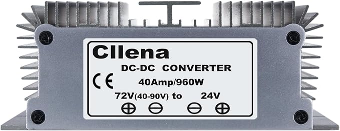 DC 40V-90V to 24V 40A 960W Converter Voltage Regulator Reducer 48V 60V 72V Step Down to 24V Converter Waterproof Buck Transformer Power Supply for Golf Cart Club Car LED Light