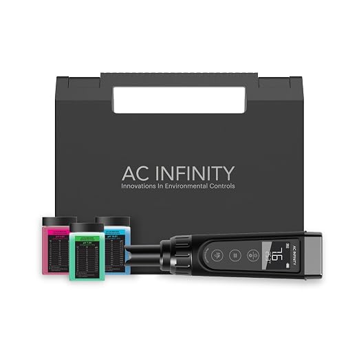 AC Infinity pH Meter PRO Kit with Replacement Probe for Water Hydroponics Plants, Gardening, Aquariums, Swimming Pools Bundle