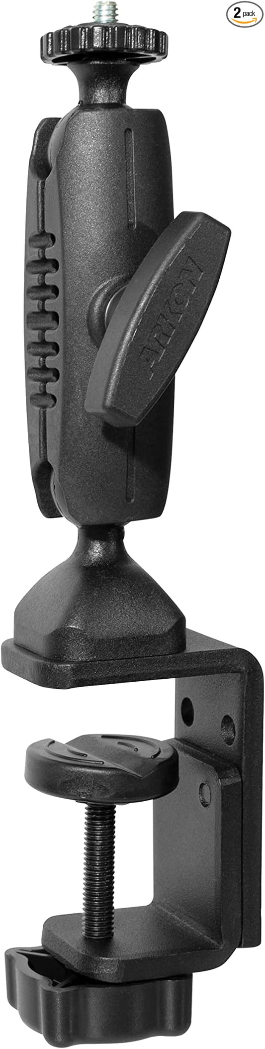 ARKON Heavy Duty Camera Clamp Mount with 1/4 20 Mounting Bolt for Nikon Sony Canon Olympus Panasonic Cameras