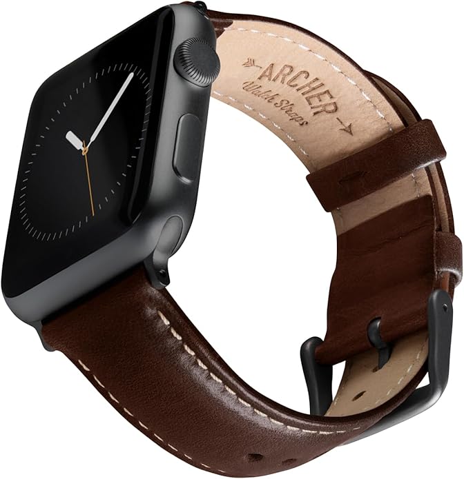Archer Watch Straps - Top Grain Leather Watch Bands for Apple Watch