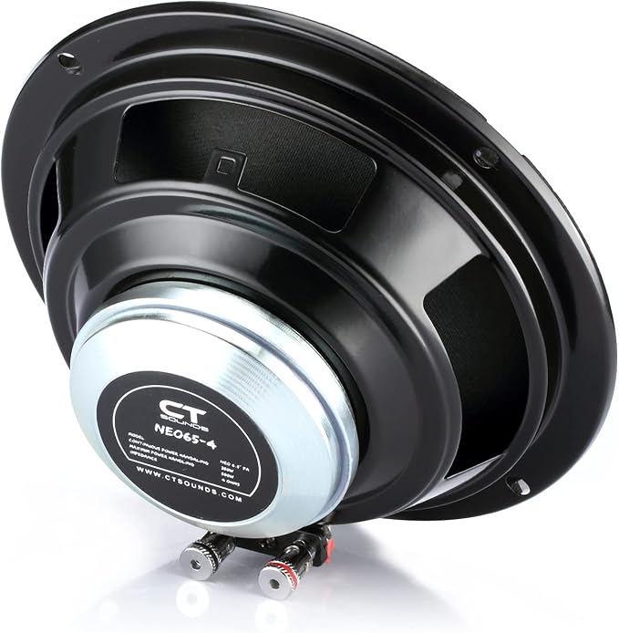 CT Sounds NEO65-4 6.5” Neo Pro Audio Midrange Loudspeaker, 250 Watts RMS, Each