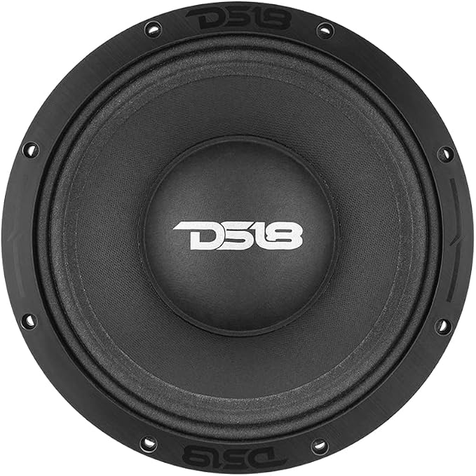 DS18 PRO-ZXI10MBASS 10" Pro Audio Mid Bass Loudspeaker 1000 Watts 8-Ohm - Premium Quality Audio Door Speakers for Car or Truck Stereo Sound System (1 Speaker)