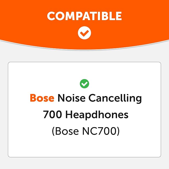 WC Freeze NC700 - Cooling Gel Ear Pads for Bose Noise Canceling 700 Headphones | Breathable Sports Fabric, Cooling Gel, Extra Thick & Cooler for Longer | Silver