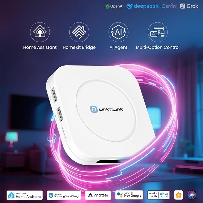 iSG Box SE Smart Home Hub with Built-in Home Assistant & HomeKit Bridge, Compatible with Alexa & Google, Add Zigbee/Z-Wave via USB Stick, Matter & Local Control (iSG Box SE)