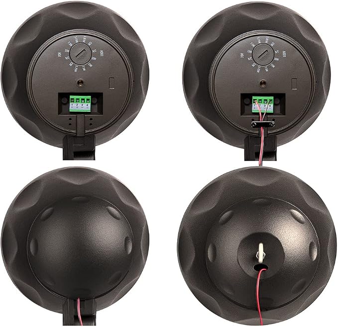OSD Audio Forza 5.25" Landscape In Ground/Mountable 100W Speaker, Commercial 70V Tap, Outdoor Weather Resistant, Bronze (Single)