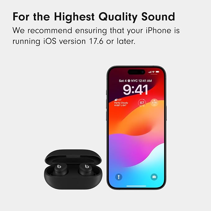 Beats Solo Buds - Wireless Bluetooth Earbuds | 18 Hours of Battery Life | Apple & Android Compatibility | Built-in Microphone - Storm Gray