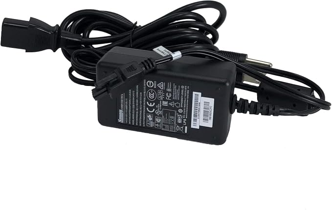 12V 2A Power Adapter Compatible with SonicWall TZ300 TZ350 TZ400 TZ500 Firewall 2 Pin Rectangular Plug Replacement Power Supply