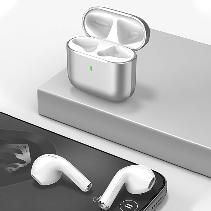 5.4 Earbuds Bluetooth Earphone, Dul-Channel with USB-C Charging Case HiFi Stereo, Sound in-Ear Earphones, Touch Control Ear Auto Pairing Headphones for Apple AirPods
