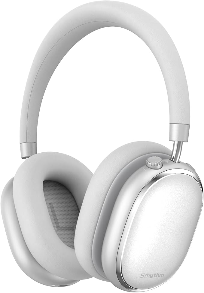 Srhythm NiceComfort 95 Hybrid Noise Cancelling Headphones Wireless | Bluetooth with Transparency,ENC,HD Sound,Slim Headphones Lightweight