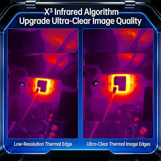 HT9606-HK Mobile Thermal Imager, 96×96 UHD Infrared, ±2°C Precision, Supports Android, high Cost-Performance Thermal Imaging Camera | Ideal for home energy leak detection, car diagnostics, HVAC inspection, electrical troubleshooting & DIY repairs