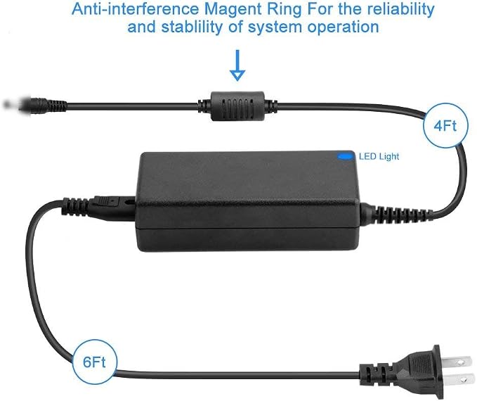AC/DC Adapter for AI Prime HD+ Aquarium LED - AquaIllumination JYH32-2402500 10136 Power Supply Cord Charger PSU
