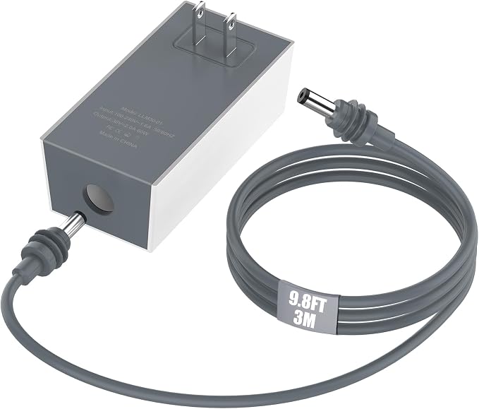 Starlink Mini Power Supply & Accessories, 60W Replacement AC Adapter 30V 2.0A Portable Power Supply,with 9.8FT DC Cable for Starlink Mini Dish