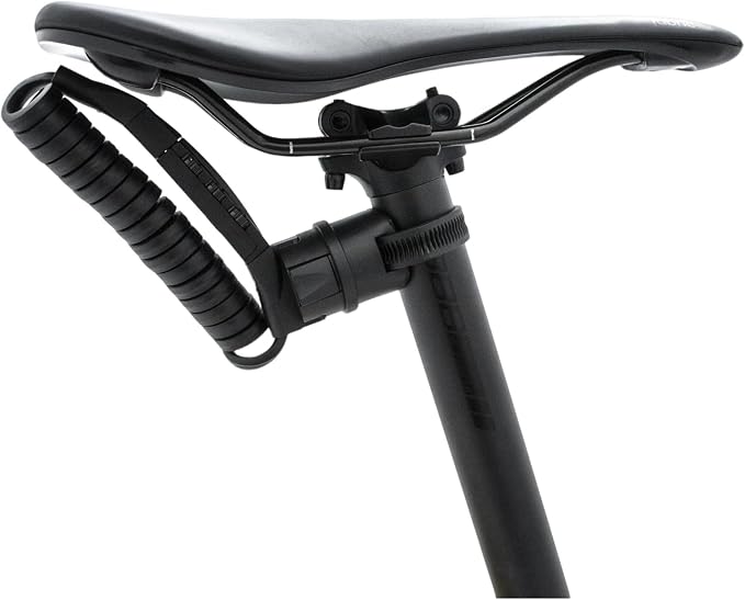 CROPS K3-BIRO Compact Bike Lock Cable, 4 ft, Black – Resettable 3-Digit Combination Dial, 4mm Double Coiled Cable, Includes Under-Saddle Mounting Bracket.