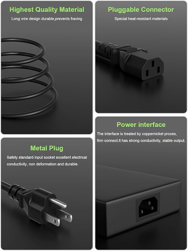 240W Charger Compatible with Msi GE76 GE66 Raider, Vector GP77 GP76 GP66 Leopard, Alpha 17 Creator Pro 16 A16 Z17 Z16P Z16 HX Studio, Stealth GS77 A16 16 17 WE76 Laptop, USB Tip
