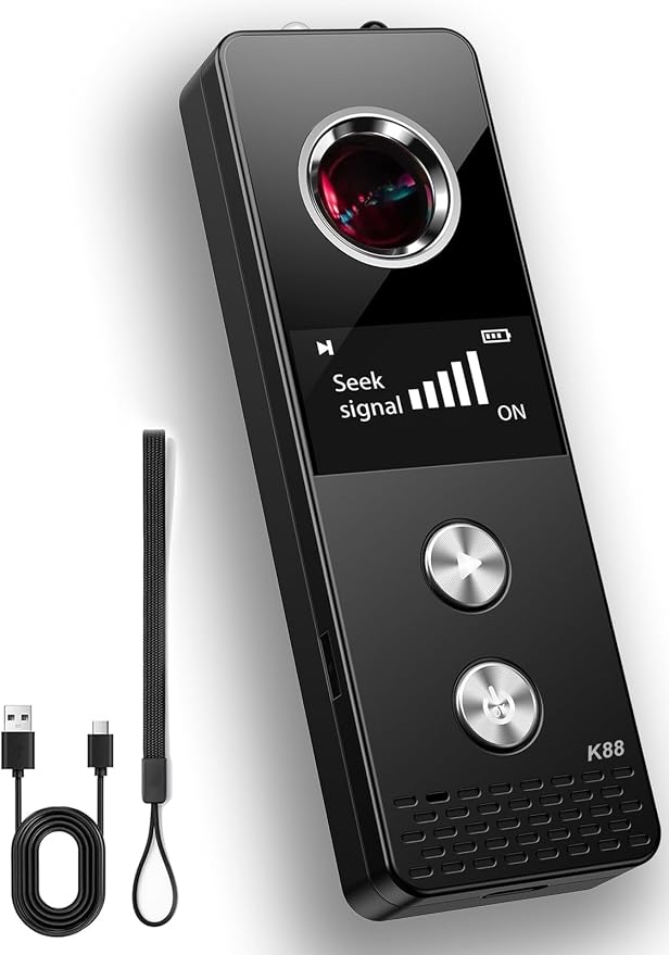 Hidden Camera Detector & Bug Detector - Hidden Devices Detector for Hidden Camera, GPS Tracker, Listening Device & Bug, Privacy Protection Tool for Hotel, Office, Airbnb, Bathroom (Large)