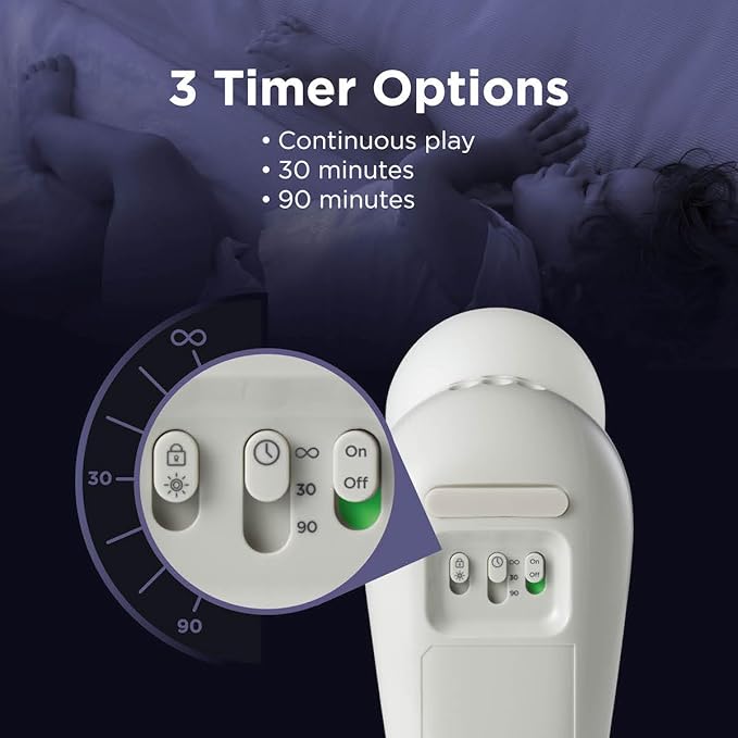Motorola Nursery Wireless Audio Baby Monitor (No WiFi) + Portable Sound Machine Bundle | AM21 Long Range Monitor with White Noise Sleep Soother & Night Light