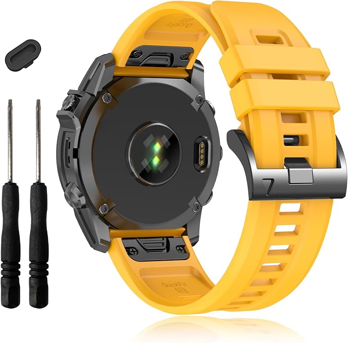 EZMVZKU 26mm Easyfit Straps for Garmin Fenix 8 AMOLED/8 Pro 51mm/7X/7XPro Sapphire Solar Watchands Replacement for Fenix 6X/6X Pro/5X/5X Plus/Enduro 3/2/Quatix 8/epix Pro/Descent Mk3i/Tactix 8 51mm