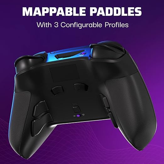PDP Victrix Pro BFG Wireless Gaming Controller for Playstation 5 / PS5, PS4, PC, Modular Esports Gamepad, Remappable Buttons, Customizable Triggers/Paddles/D-Pad/Fightpad, PC App, Black