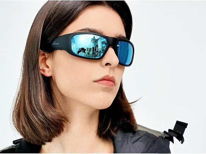 OhO sunshine Bluetooth Audio Sunglasses, Lightweight Open Ear Sport Glasses, 10H Playtime,Water Resistant with Voice Control