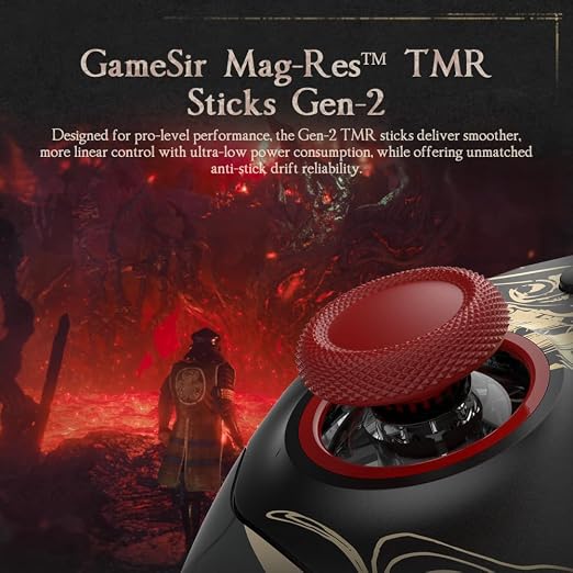 GameSir G7 Pro 8K PC Wireless Controller, Nioh 3 – 8000Hz Polling Rate Wired & 2.4G, TMR Joysticks Anti-Stick Drift, Hall Effect Analog Triggers, Esports Gamepad for Windows PC with 3.5mm Audio