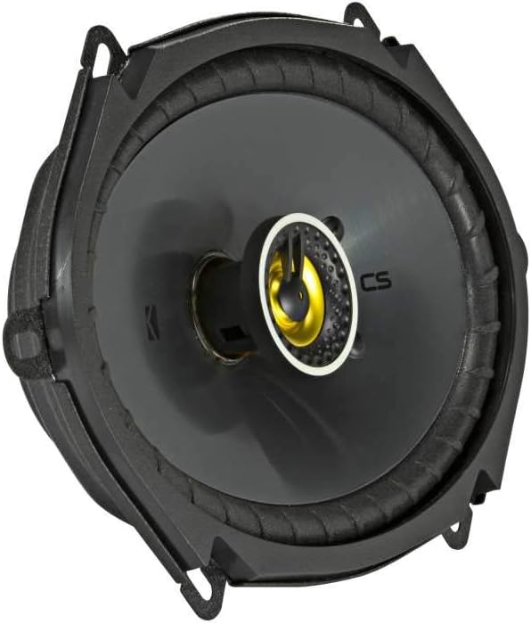 KICKER CS Series CSC68 6 x 8 Inch Car Audio System Speaker, Black (2 Pack)