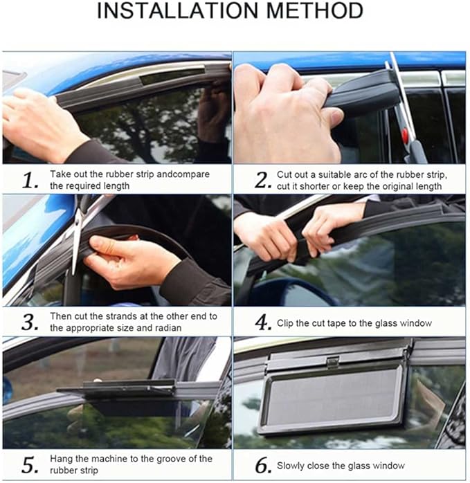 Solar Power Window Vent Rechargeable Car Exhaust Fan, Car Air Purification Fan, Portable Auto Cooling Cooler Fan Mini Summer Air Fan Solar Power Exhaust Fan - White