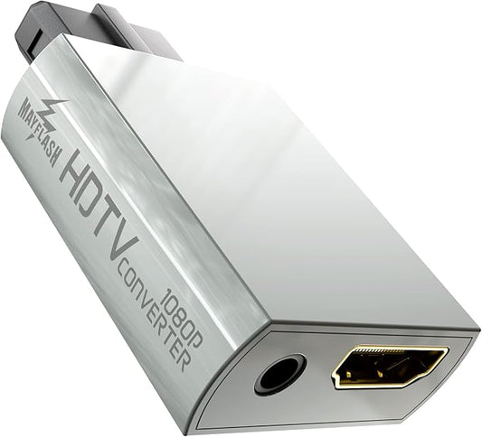 MAYFLASH N64 to HDMI Adapter N64 Gamecube SNES SFC to HDMI Converter 1080P for Full HD Converter with 3.5mm Audio Jack HDMI Output N64 to HDMI Converter