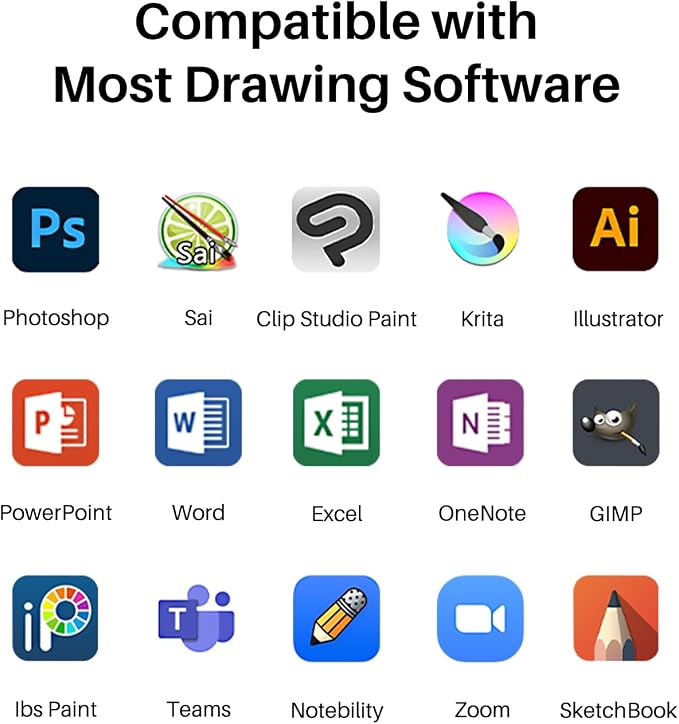 HUION Inspiroy H430P Drawing Tablet 4.8x3 Graphic Tablet with Battery-Free Stylus 4 Hot Keys, Art Tablet for Drawing, Writing, Design, Teaching, Work with Mac, PC, Linux & Mobile