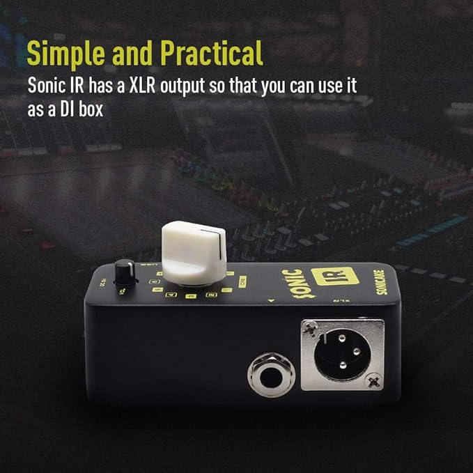 SONICAKE IR Pedal Speaker Cabinet Simulator Impulse Response Loader Guitar Bass Effects Pedal